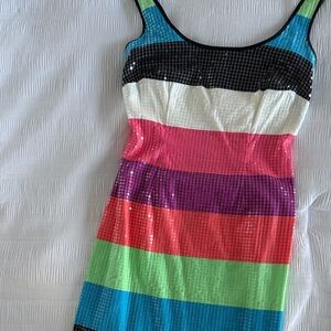Lilly Pulitzer Multicolor Sequin Mini Dress
